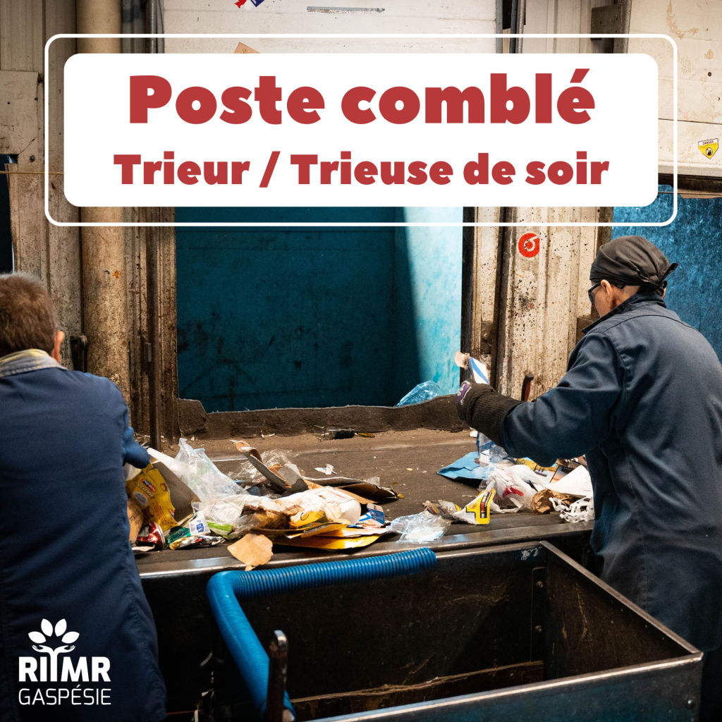 Poste comblé – Trieur / Trieuse de soir