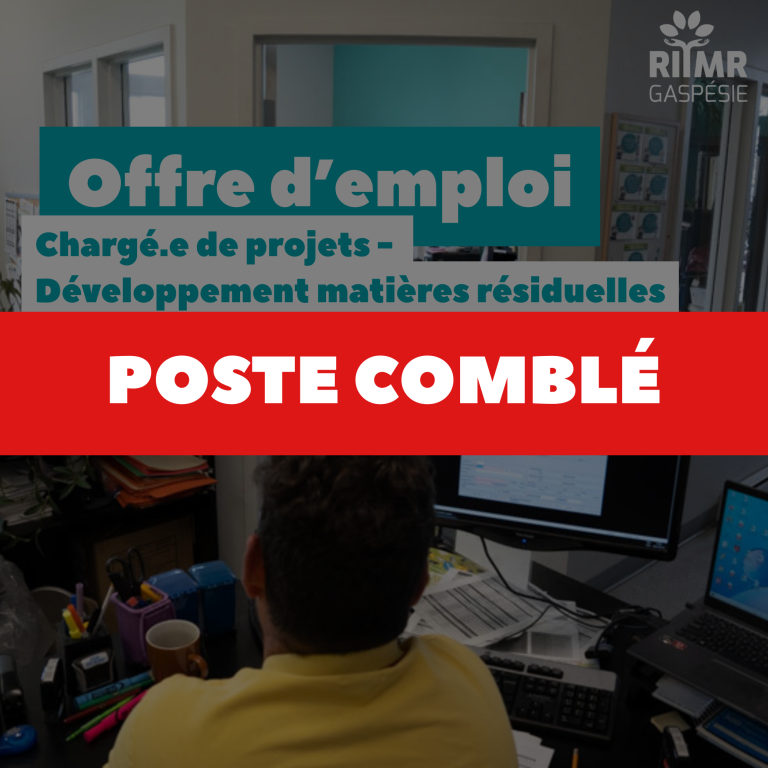 Chargé.e de projets – comblé